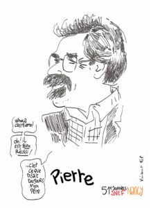 Portrait dessiné de Pierre Colnot